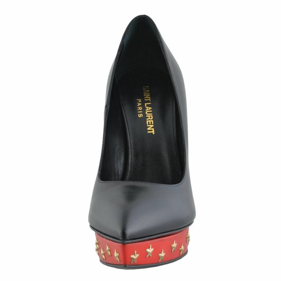 Saint Laurent Leather High Heel Pumps Shoes - Picture 5 of 7